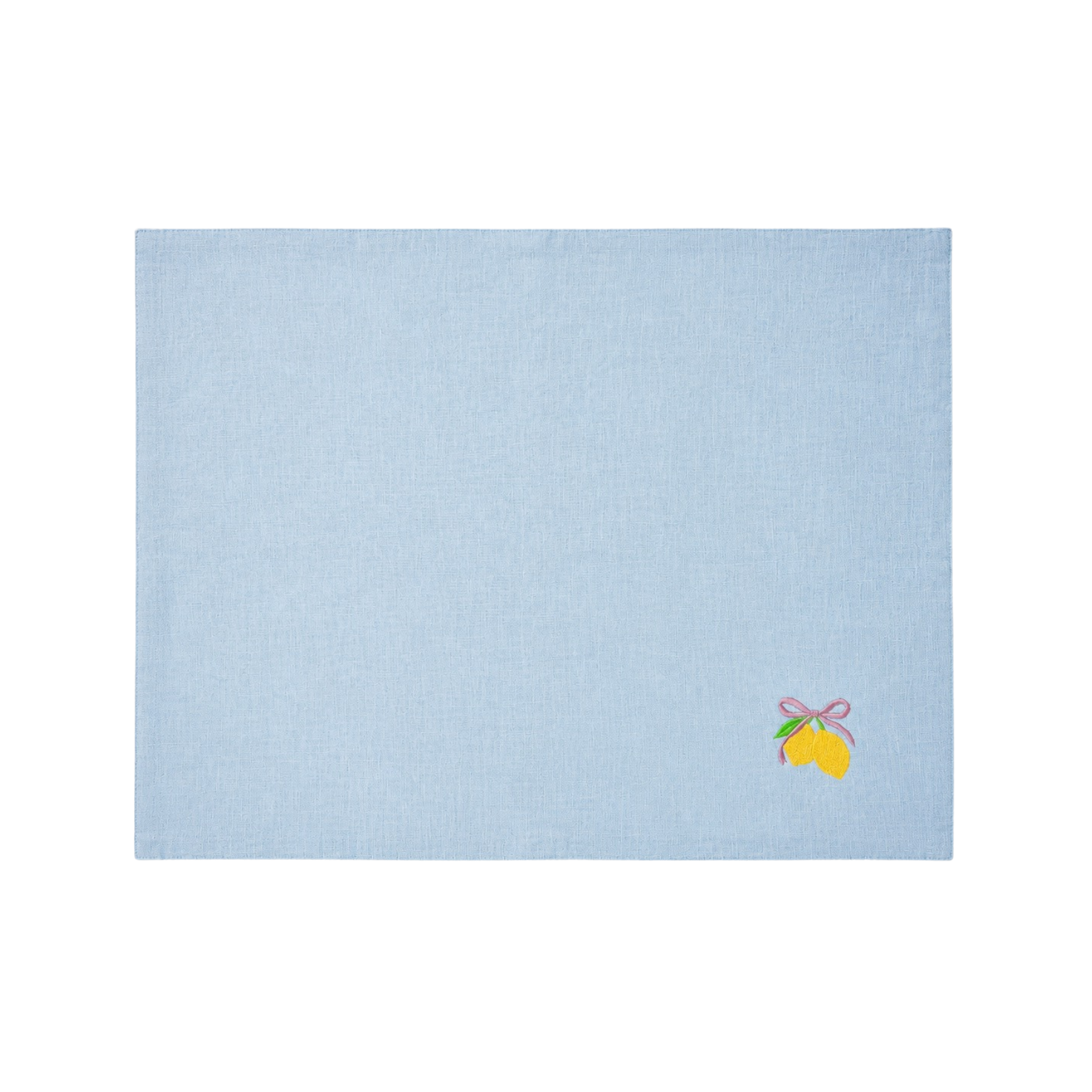 Amalfi - Geborduurde citroen | placemat